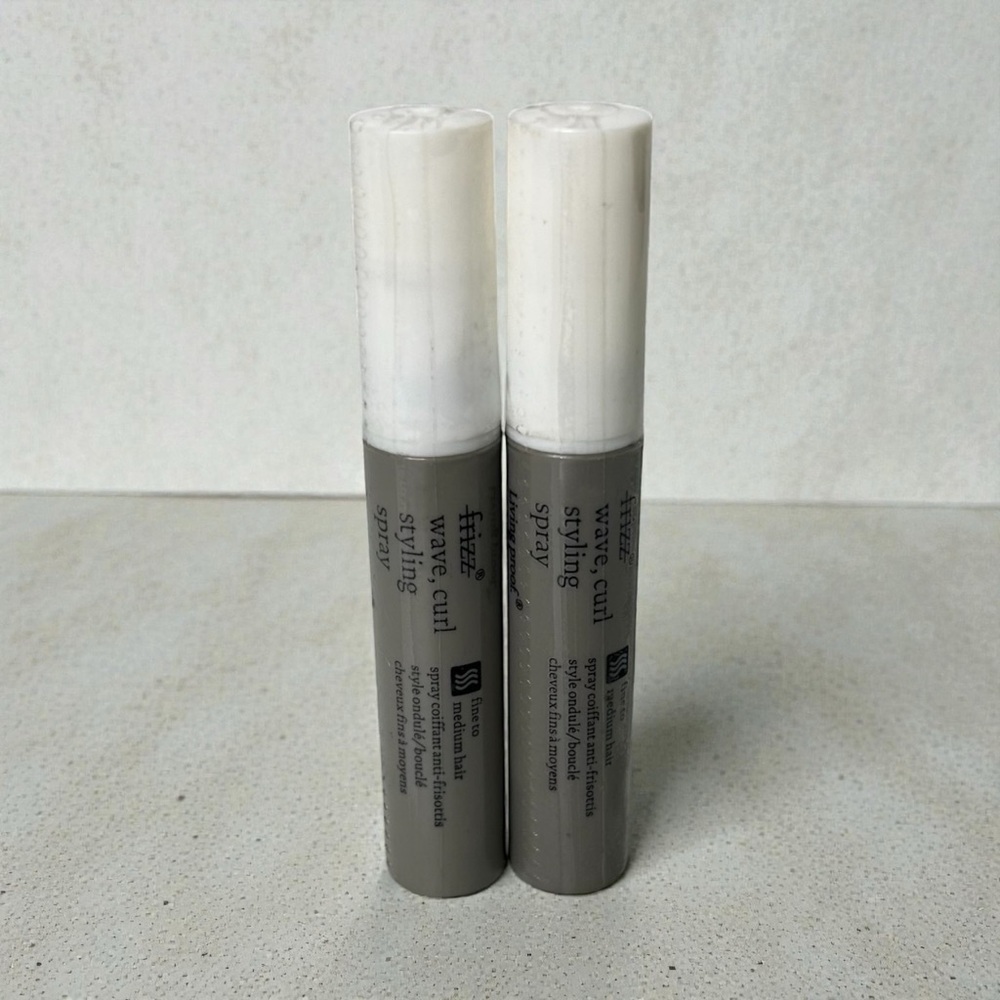 Living Proof No Frizz Smooth Styling Spray Travel Size Duo Fine to Medium Hair